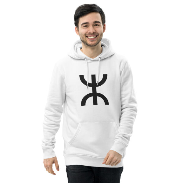 Yaz ⵣ Eco Hoodie - White - Image 3